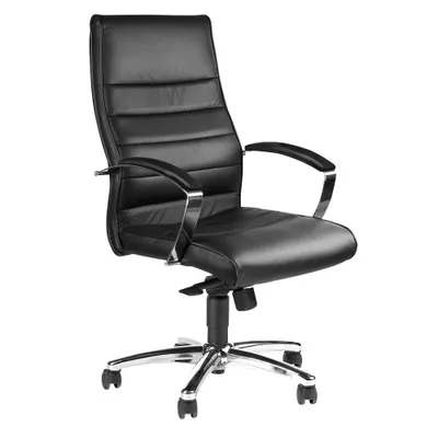 Produktbild von Topstar Chefsessel TD LUX 10, 8779A80 schwarz, chrom Leder