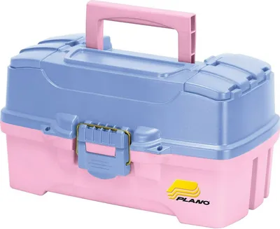 Produktbild von Plano Two-Tray Tackle Box Pink/Blue - Angelkoffer