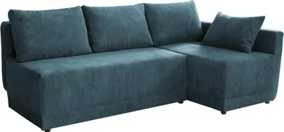Produktbild von MIRJAN24 Ecksofa Nestor Cord, L-From Polsterecke mit Schlaffunktion und Bettkasten, Wohnzimmer (Farbe: Poso 125, Seite: Rechts)