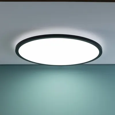 Produktbild von LED Deckenaufbau-Paneel, Ø 50cm, 3900 lm, dimmbar, CCT, Memoryfunktion