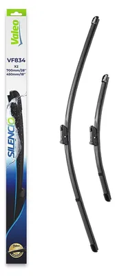 Image de Valeo Silencio lame plate essuie-glace VF834 700 + 450 mm 2 pièces