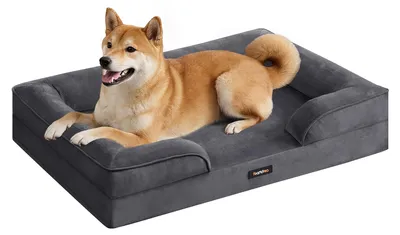 Produktbild von Feandrea Orthopädisches Hundebett, Hundekissen, 89 x 63 x 16 cm