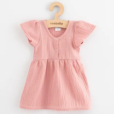 Immagine prodotto di Abito in mussola per neonati New Baby rosa, taglia 80 (9-12 mesi)