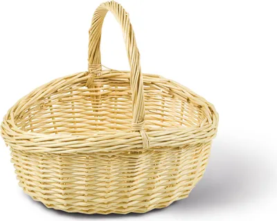 Produktbild von 1 Geschenkkorb Präsentkorb natur 35x28x16/33cm Handkorb Weidenkorb