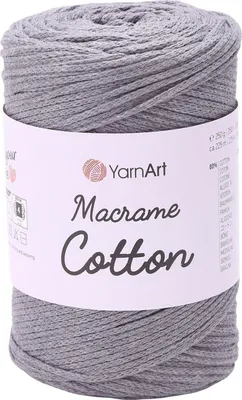 Zdjęcie produktu dla Yarn Art Macrame Bawełna 2 mm 225 m 774 Mauve Sznurek