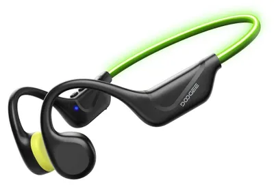 Obrázok produktu pre Slúchadlá s kostnou vodivosťou, 10 hodín výdrže batérie, bezdrôtové, Bluetooth 6.0, ČIERNE