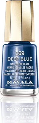 Produktbild von Mavala Mini Color, 5 ml, Blau, Deep Blue, Färbung, Undurchsichtig, Perleffekt