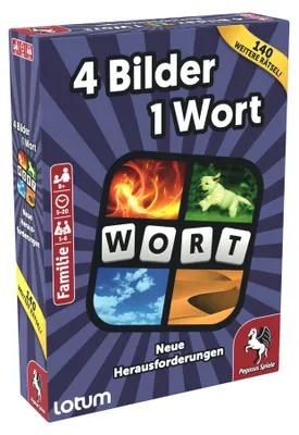 Produktbild von 4 Bilder 1 Wort - Neue Herausforderungen, Kartenspiel