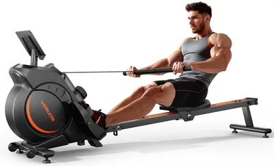 Produktbild von YOSUDA Upgrade Rudergerät für Zuhause, 16-stufiges HIGH-Power Magnetwiderstand (bis 40kg), APP & Bluetooth für Interaktive Workouts, Geräuschlos
