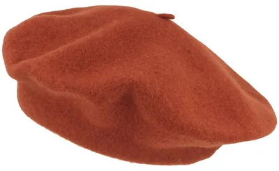 Productafbeelding van Klassieke Baskenmuts van 100% scheerwol, rood, maat: one size