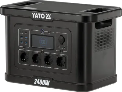 Produktbild von Powerstation 2400W, 2232Wh, 4x230V, 6xUSB, 2x12V Solargenarator