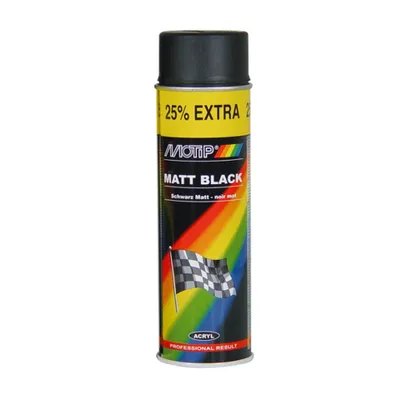Obrázok produktu pre MOTIP čierny matný lak - sprej 500ml