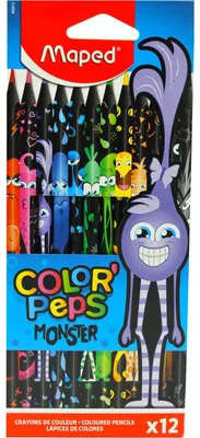 Produktbild von Maped Colorpeps Monster Mega Buntstifte Malset