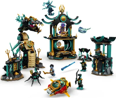 Produktbild von LEGO 71755 NINJAGO Tempel des unendlichen Ozeans Unterwasser Set Spielzeug für Jungen und Mädchen ab 9 Jahre mit Figuren