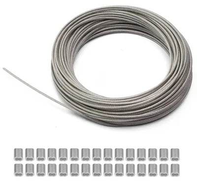 Obrázek produktu pro Nerezový ocelový lanový kabel, délka 30 metrů