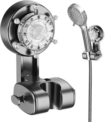 Universelle Duschablage mit Saugnapf - verstellbare Badezimmeraccessoires ohne Bohren