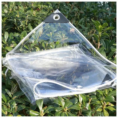Productafbeelding van Transparant afdekzeil, waterdicht, 400 g/m², voor tuin en terras