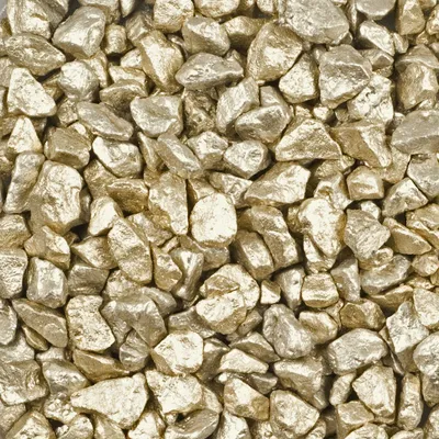 Produktbild von Dekosteine Farbsteine Dekogranulat 5-8mm 1000g in versch. Farben-Farbe:weißgold