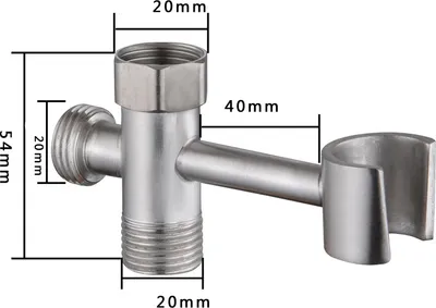 Produktbild von INF Wasserhahn-Rohrverschraubung aus Edelstahl 304