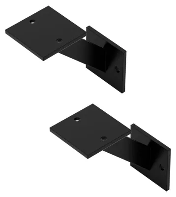 Produktbild von Schwarze Stahlregalträger 50 x 100 mm, Set von 2