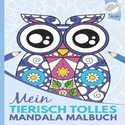 Produktbild von Mein tierisch tolles Mandala Malbuch