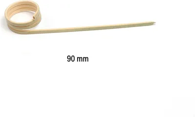 Produktbild von Picker aus Bambus, Curl, 90 mm, 100 Stück