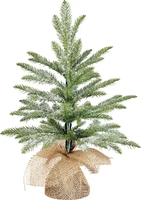 Produktbild von Black Box Trees Brewer Künstlicher Weihnachtsbaum in Jutesack - H45 x Ø36 cm - Grün Frosted