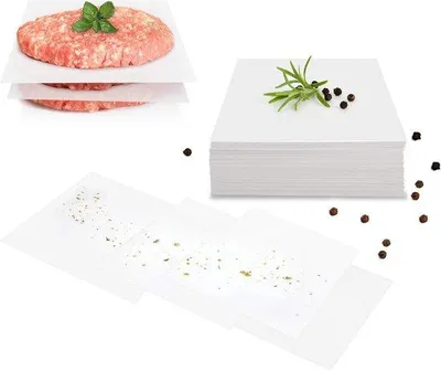 Produktbild von Famanu Backpapier Quadratisch 500 Stück - 14x14 cm