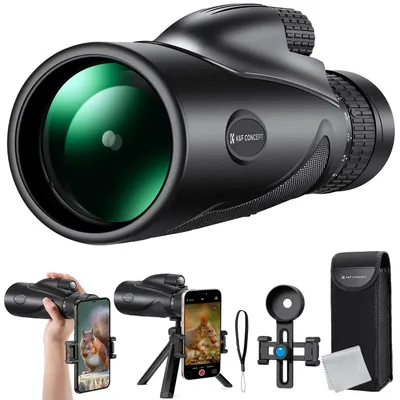 Immagine prodotto di Monocolo telescopico HD 8-32x50, con zoom continuo e supporto per smartphone