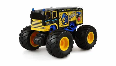 Produktbild von Amewi RC Auto Feuerwehr  Truck Li-Ion Akku 500mAh blau   /6+