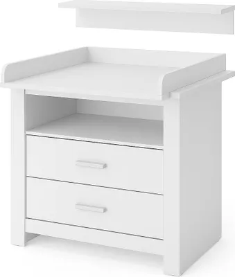Produktbild von Babyzimmer-Komplettset >Nana< (4er-Set) in weiss matt - 104x97x71 (BxHxT)