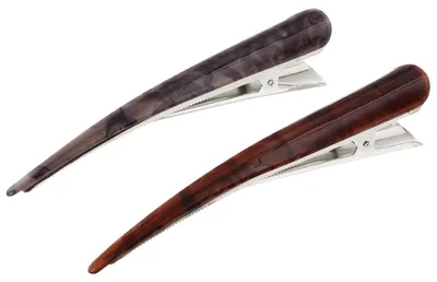 Immagine prodotto di Grandi fermagli Duckbill per acconciature eleganti (2 pezzi)