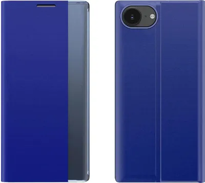 Zdjęcie produktu dla Nowe etui z klapką i podstawką do iPhone'a 16E - niebieskie