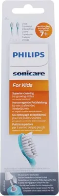 A retail package of Philips Sonicare for Kids toothbrush heads.