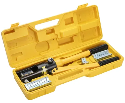 Obrázok produktu pre Solidchoice – Hydraulický nástroj na krímenie káblov s 13 súpravami lisovacích matíc