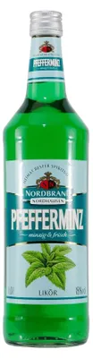 Produktbild von Nordbrand Pfefferminz Likör (1,0L)