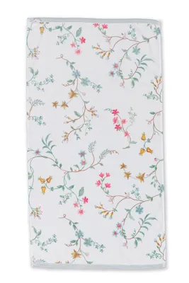 Immagine prodotto di PIP Studio Serie in spugna Les Fleurs White 100% cotone, dimensioni: asciugamano 55 x 100 cm