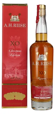 Image de A.H. Riise X.O. Reserve Christmas Superior Spirit Drink 40% Vol. 0,7l en boîte cadeau