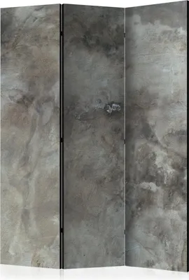 Obrázek produktu pro Jednostranný paraván Abstractions 135x172 cm 3-dílný šedý