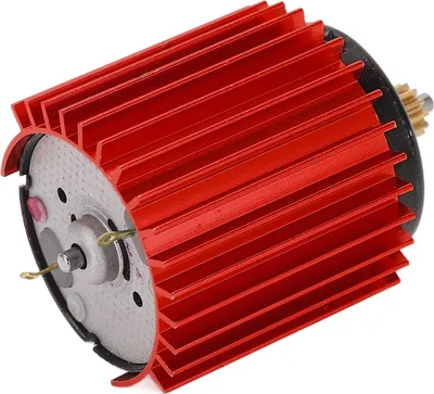 Obrázek produktu pro 52000 otáček za minutu Vysokorychlostní kovový 370 motor Chladič RC auta Upgrade díly Příslušenství pro WPL D12 (červená )