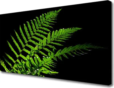 Produktbild von Tulup Leinwand-Bilder 100x50 Wandbild Canvas Kunstdruck Blätter Pflanzen