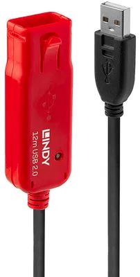 Obrázek produktu pro LINDY USB 2.0 aktivní prodlužovací rozbočovač Pro 4 porty 12 m