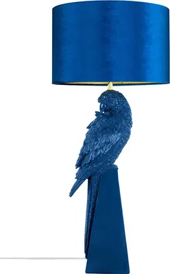 Obrázok produktu pre Stolná lampa KARE PARROT 84 cm modrá