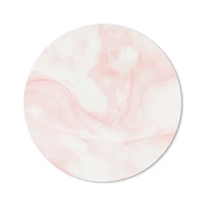 Produktbild von MuchoWow® Mauspad Mousepad Marmor - Weiß - Rosa - Pastell 50x50 cm - Mousepads - Maus Mat - Pad - Mausunterlage - Vinyl