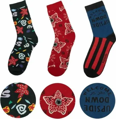 Immagine prodotto di Set di Calzini Stranger Things 3 Paia – Unisex