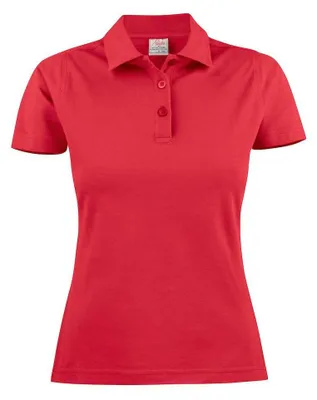 Imagen del producto de Camiseta polo "Surf" para mujer, corte entallado ET220 (talla L) (roja)
