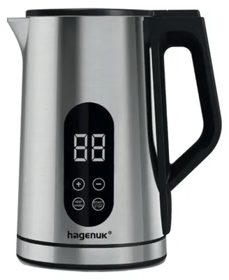 Produktbild von Hagenuk Digitaler Wasserkocher 1,7L 2200W Temperaturwahl in 10° Schritten Cool-Touch