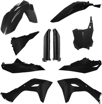 Produktbild von ACERBIS 10-teiliges Verkleidungskit schwarz für KAWASAKI