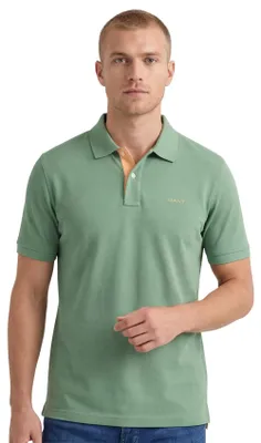 Produktbild von Gant Regular Fit 2-Knopf-Polo grün