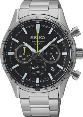 Obrázok produktu pre Pánske hodinky Tachymeter Chronograph Stopky - Seiko Model: SSB413P1